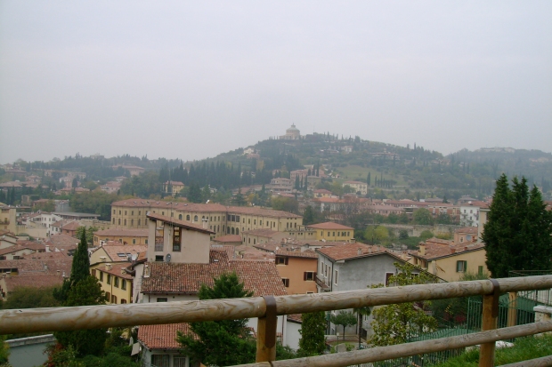 View from the Parco Scalone Castel San Pietro, Verona, Veneto, Italy. Photo by Jill Kimball